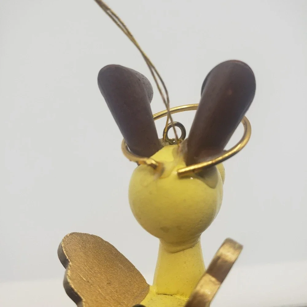 Vintage 1981 Odie As Angel Garfield United Feature Syndicate Wood‎ Ornament